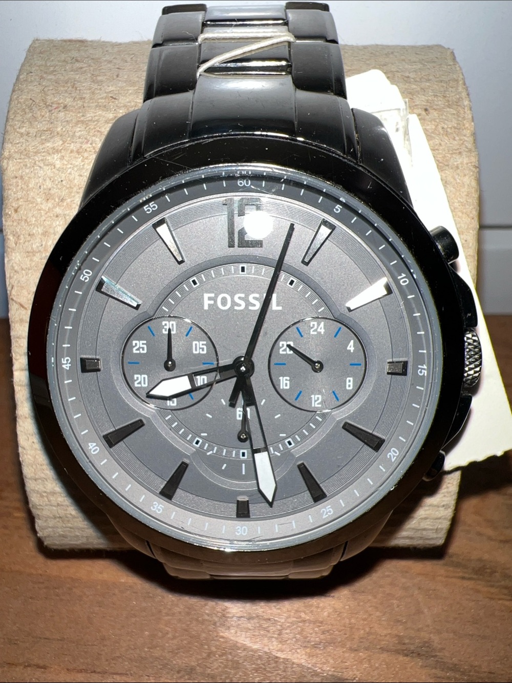 Fossil Silver-Tone Stainless Steel Watch with Gray Dial - Picture 4 of 10